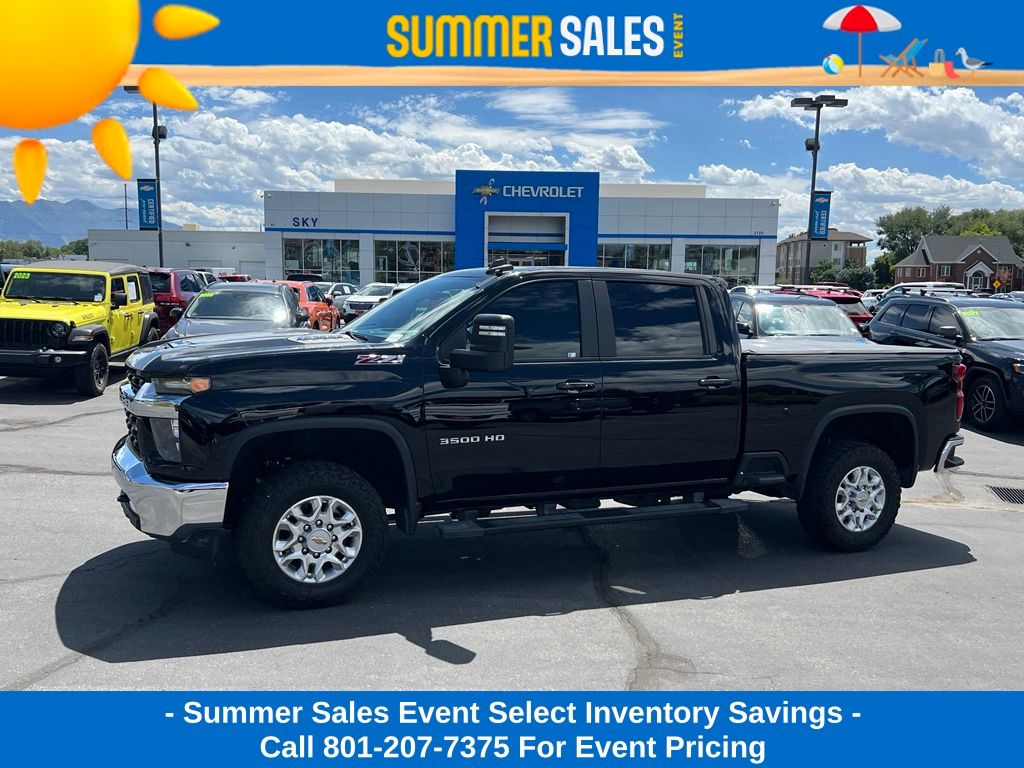 Black 2023 Chevrolet Silverado 3500HD Pickup Truck Four-Wheel Drive Automatic
