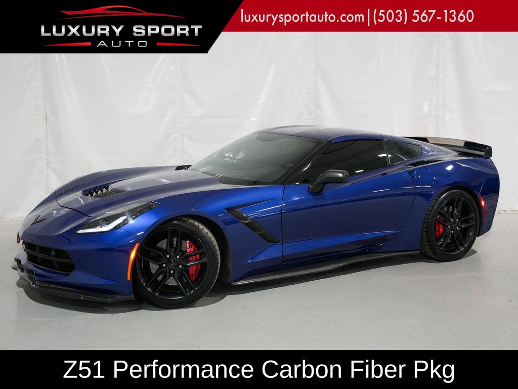 Admiral Blue 2016 Chevrolet Corvette Coupe Rear-Wheel Drive 8-Speed Automatic