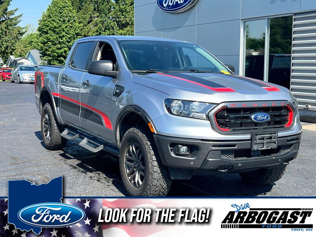 Silver Metallic 2022 Ford Ranger XLT SuperCrew 4WD Pickup Truck Four-Wheel Drive Automatic