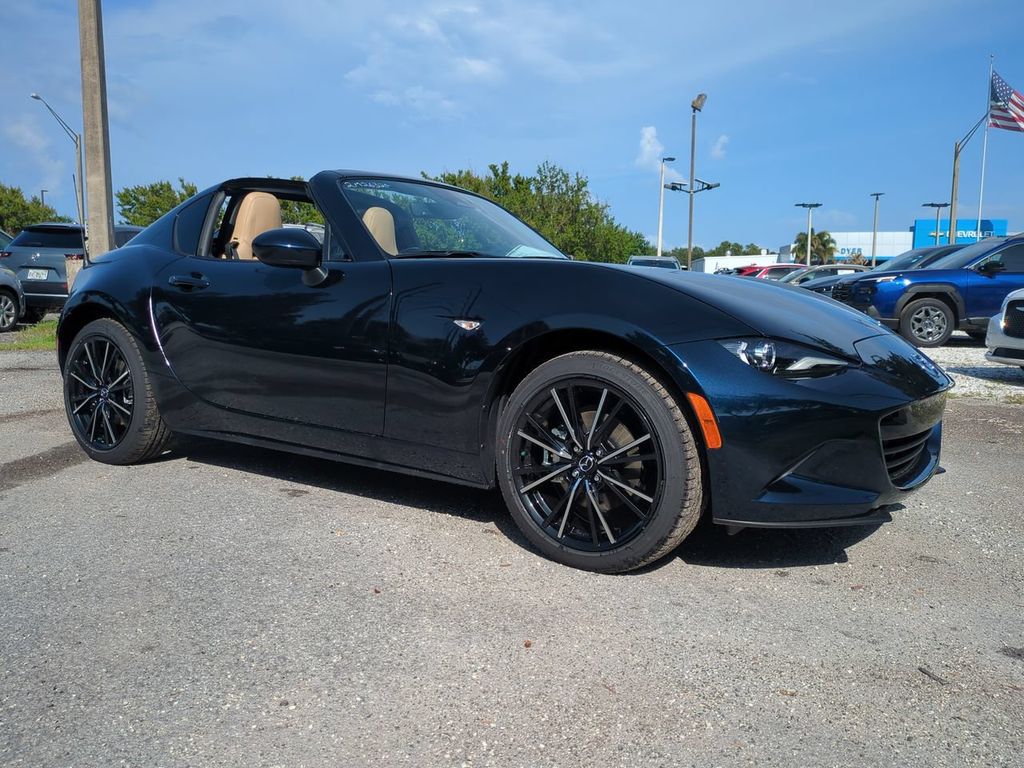 Deep Crystal Blue Mica 2026 Mazda MX-5 Miata Convertible Rear-Wheel Drive 6-Speed Manual