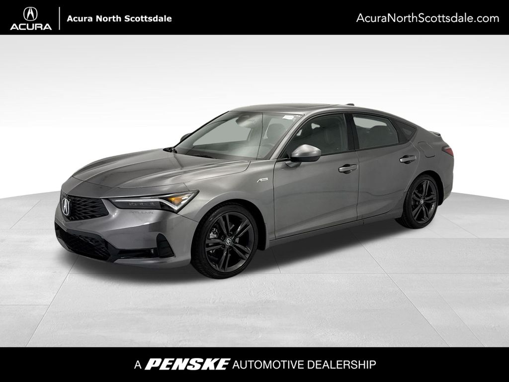 Liquid Carbon Metallic 2025 Acura Integra FWD with A-SPEC Package Sedan Front-Wheel Drive Continuously Variable Transmission