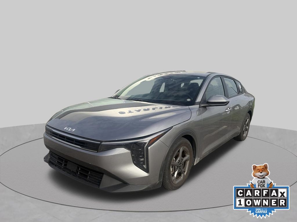 Steel Gray 2025 Kia K4 Sedan Front-Wheel Drive Continuously Variable Transmission