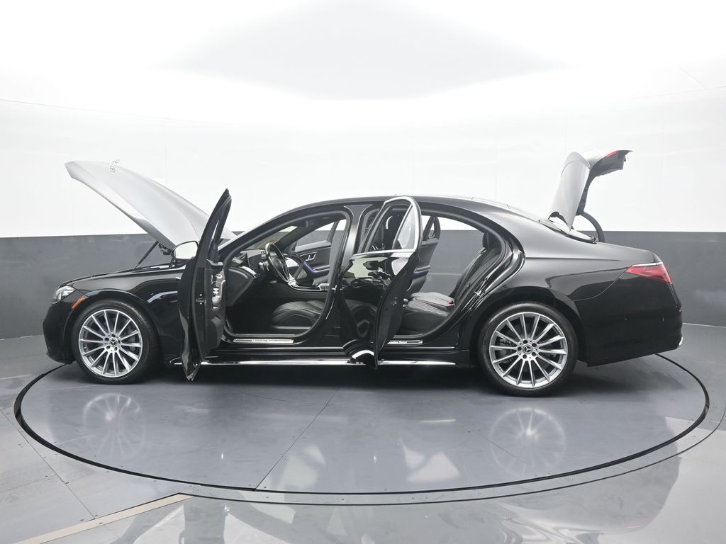 Used 2021 Obsidian Black/designo Diamon White Mercedes-Benz S 580 image 84