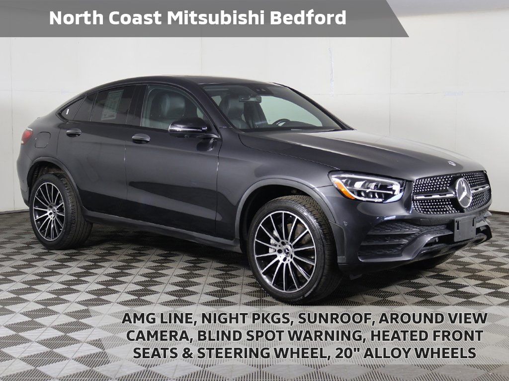 Graphite Gray Metallic 2022 Mercedes-Benz GLC 300 Coupe 4MATIC SUV / Crossover All-Wheel Drive 9-Speed Automatic