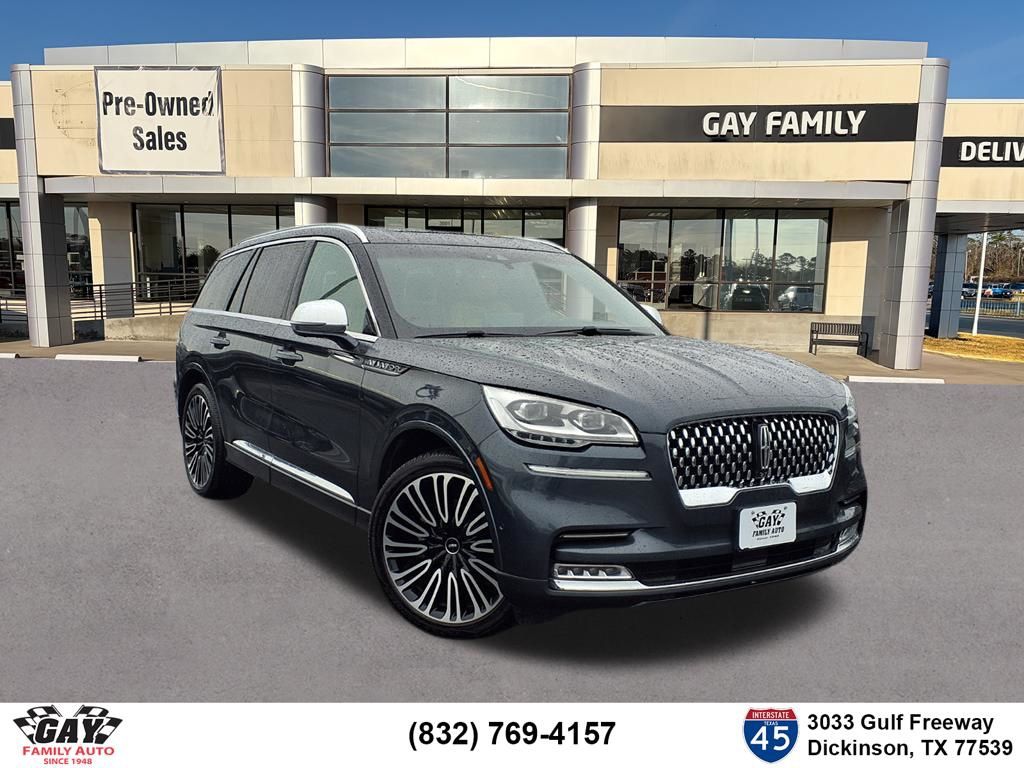 Blue Metallic 2022 Lincoln Aviator Black Label AWD SUV / Crossover All-Wheel Drive Automatic