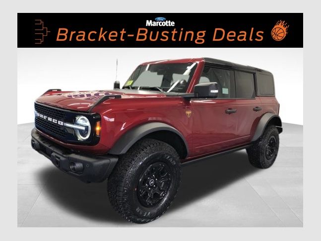 Ruby Red Metallic Tinted Clearcoat 2025 Ford Bronco Badlands 4-Door 4WD SUV / Crossover Four-Wheel Drive Automatic