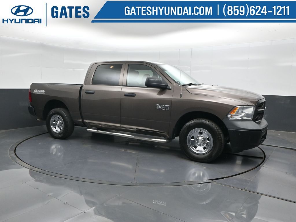 Walnut Brown Metallic Clearcoat 2018 RAM 1500 Tradesman Crew Cab 4WD Pickup Truck Four-Wheel Drive 8-Speed Automatic