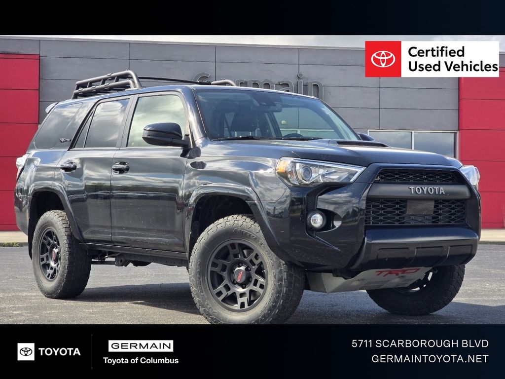 Midnight Black Metallic 2020 Toyota 4Runner SUV / Crossover Four-Wheel Drive 5-Speed Automatic Overdrive