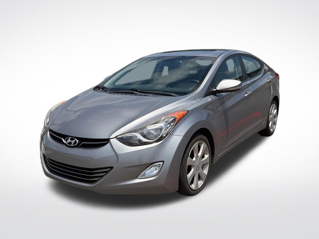 Titanium Gray Metallic 2012 Hyundai Elantra Sedan Front-Wheel Drive 6-Speed Automatic Overdrive