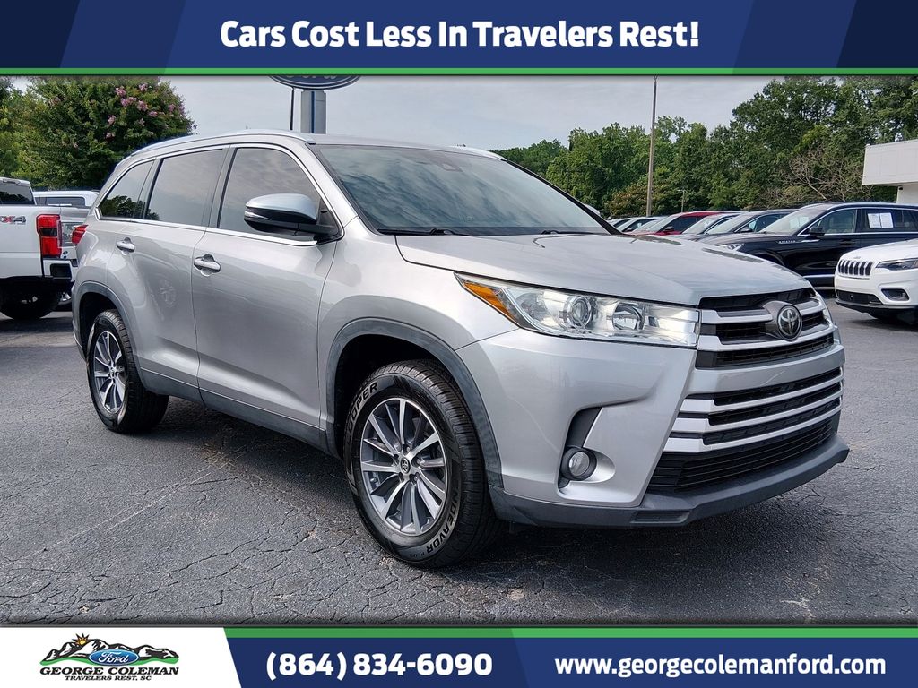Celestial Silver Metallic 2019 Toyota Highlander SUV / Crossover Front-Wheel Drive 8-Speed Automatic