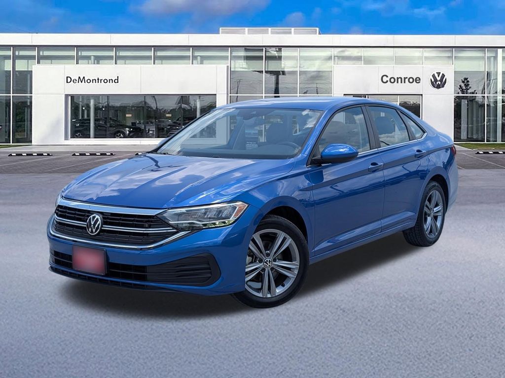 2024 Volkswagen Jetta 1.5T SE Blue at Texan Dodge Chrysler Jeep Ram