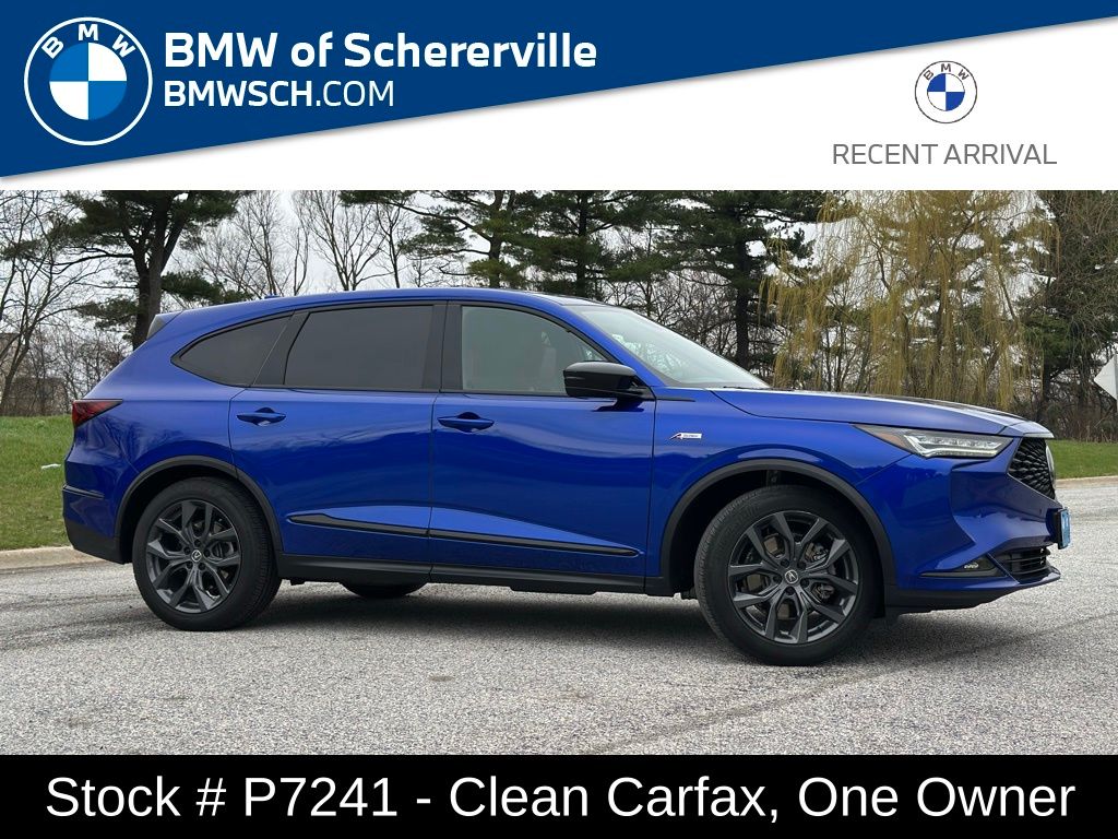 Apex Blue Pearl 2023 Acura MDX SUV / Crossover All-Wheel Drive Automatic