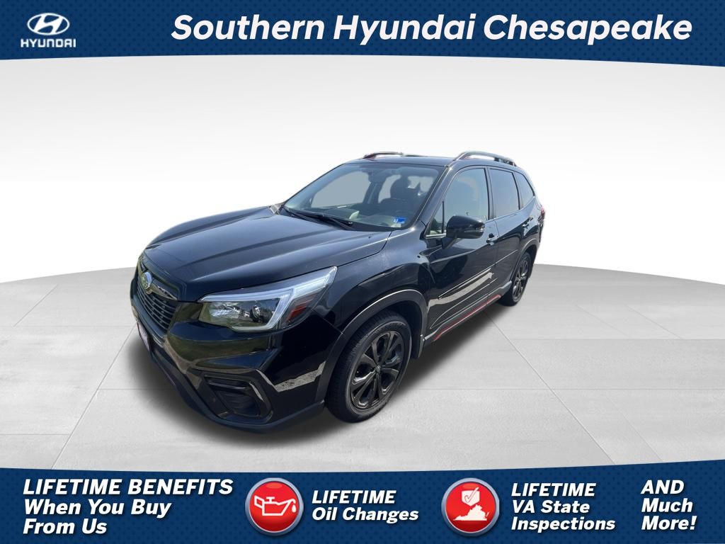Crystal Black Silica 2021 Subaru Forester SUV / Crossover All-Wheel Drive Continuously Variable Transmission