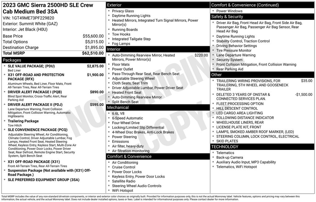2023 GMC Sierra 4WD Crew Cab Standard Box SLE's photo
