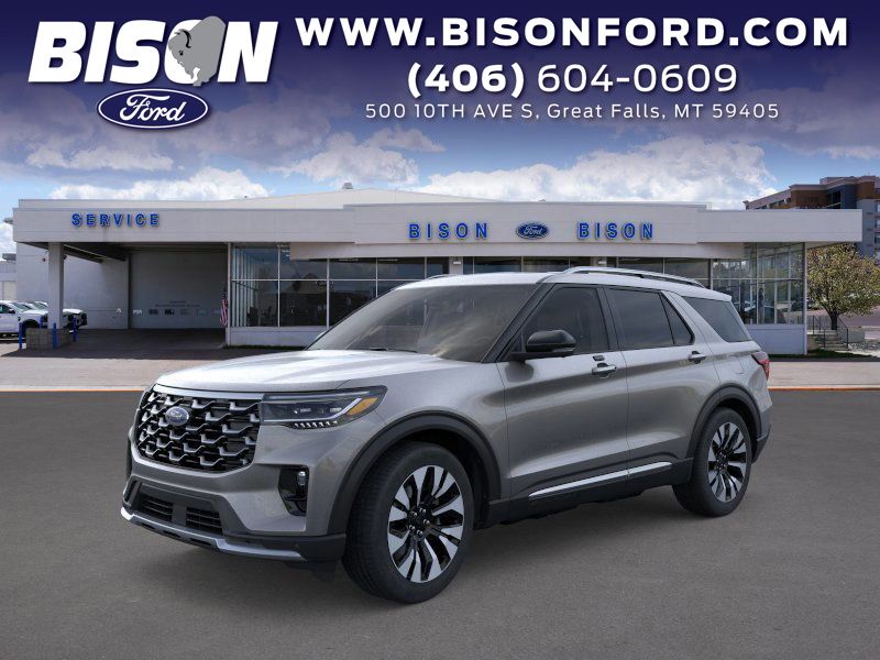 Carbonized Gray Metallic 2026 Ford Explorer Platinum AWD SUV / Crossover All-Wheel Drive Automatic