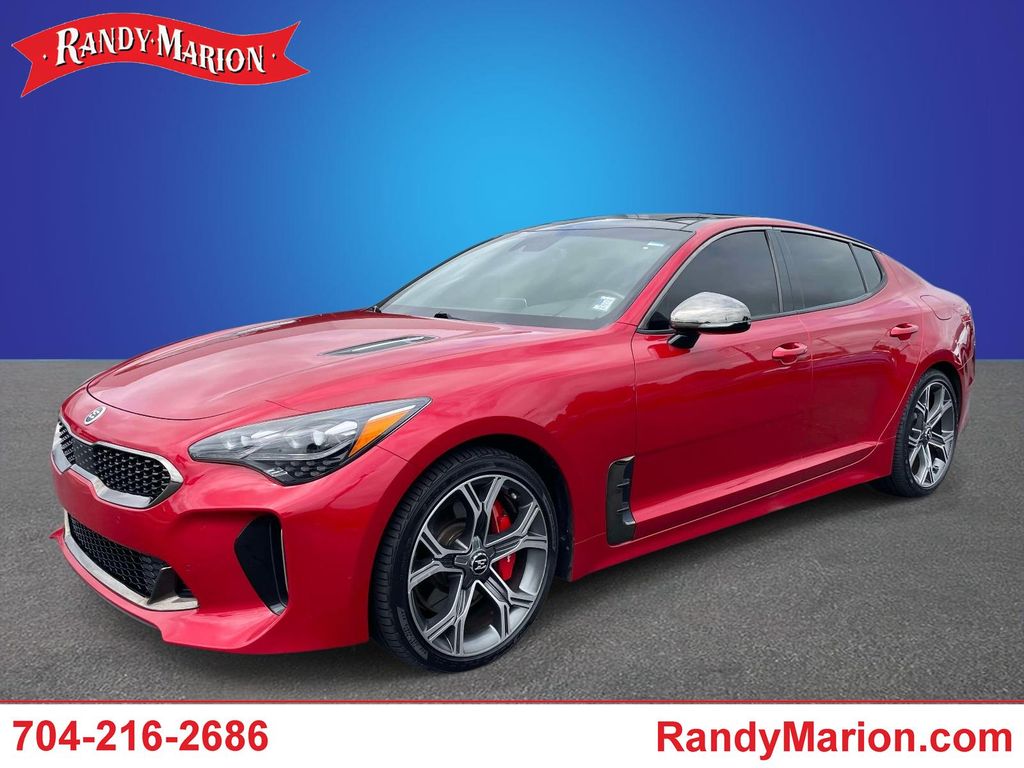 Red 2018 Kia Stinger GT2 RWD Sedan Rear-Wheel Drive 8-Speed Automatic