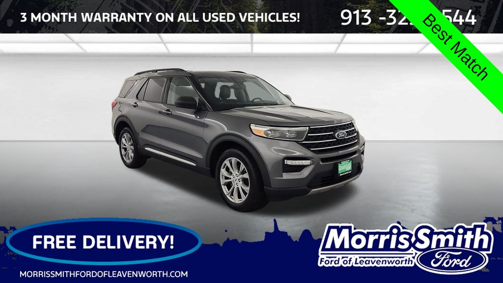Carbonized Gray Metallic 2022 Ford Explorer SUV / Crossover All-Wheel Drive Automatic