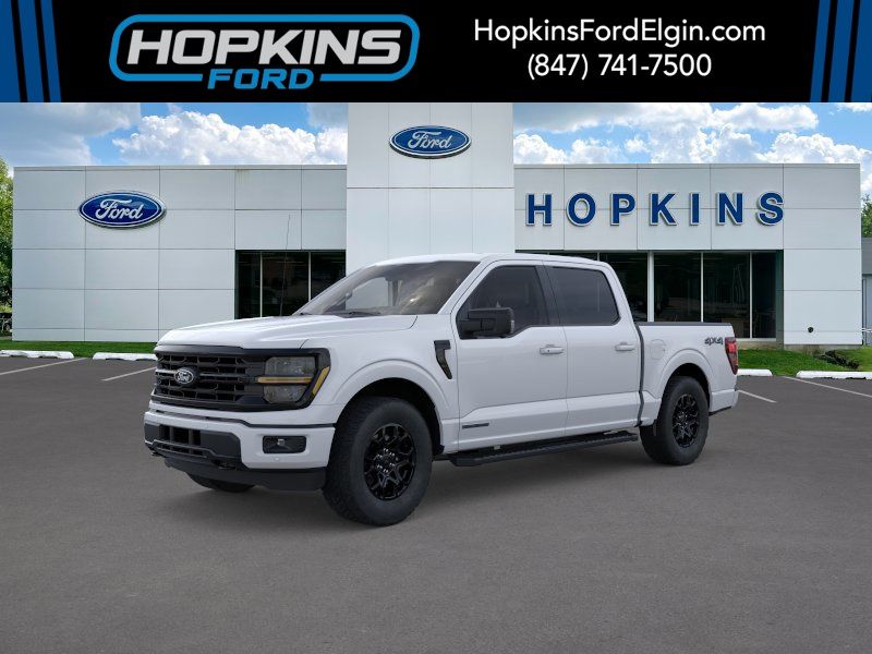 Oxford White 2026 Ford F-150 XLT SuperCrew 4WD Pickup Truck Four-Wheel Drive Automatic