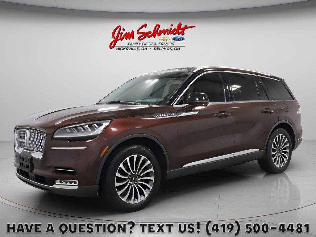 Red (Crystal Copper Metallic Tinted Clearcoat) 2020 Lincoln Aviator Reserve AWD SUV / Crossover All-Wheel Drive Automatic