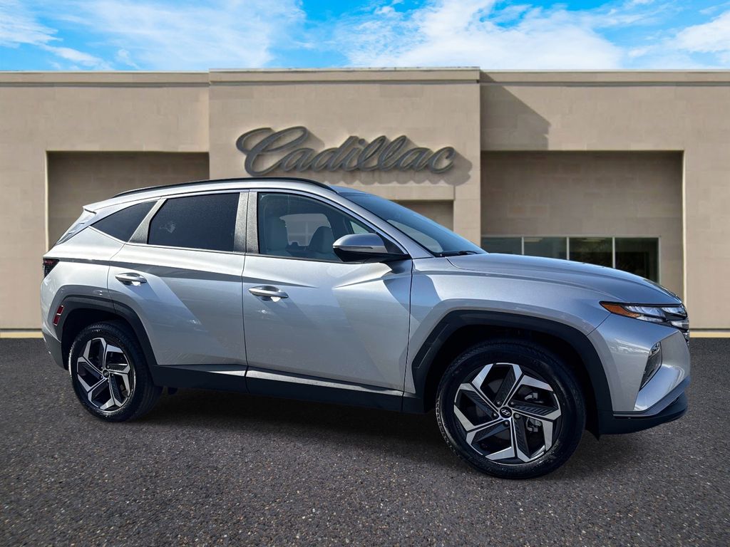 Shimmering Silver 2023 Hyundai Tucson SEL AWD SUV / Crossover All-Wheel Drive 8-Speed Automatic