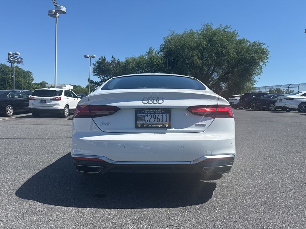 2023 Audi A5 Sportback 45 S line Premium Plus White at Audi Porsche Sewickley