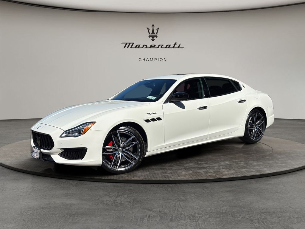 White 2024 Maserati Quattroporte Modena Ultima QA AWD Sedan All-Wheel Drive 8-Speed Automatic