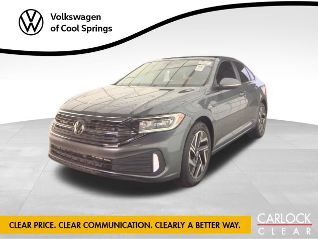 Platinum Gray Metallic 2024 Volkswagen Jetta SEL FWD Sedan Front-Wheel Drive 8-Speed Automatic