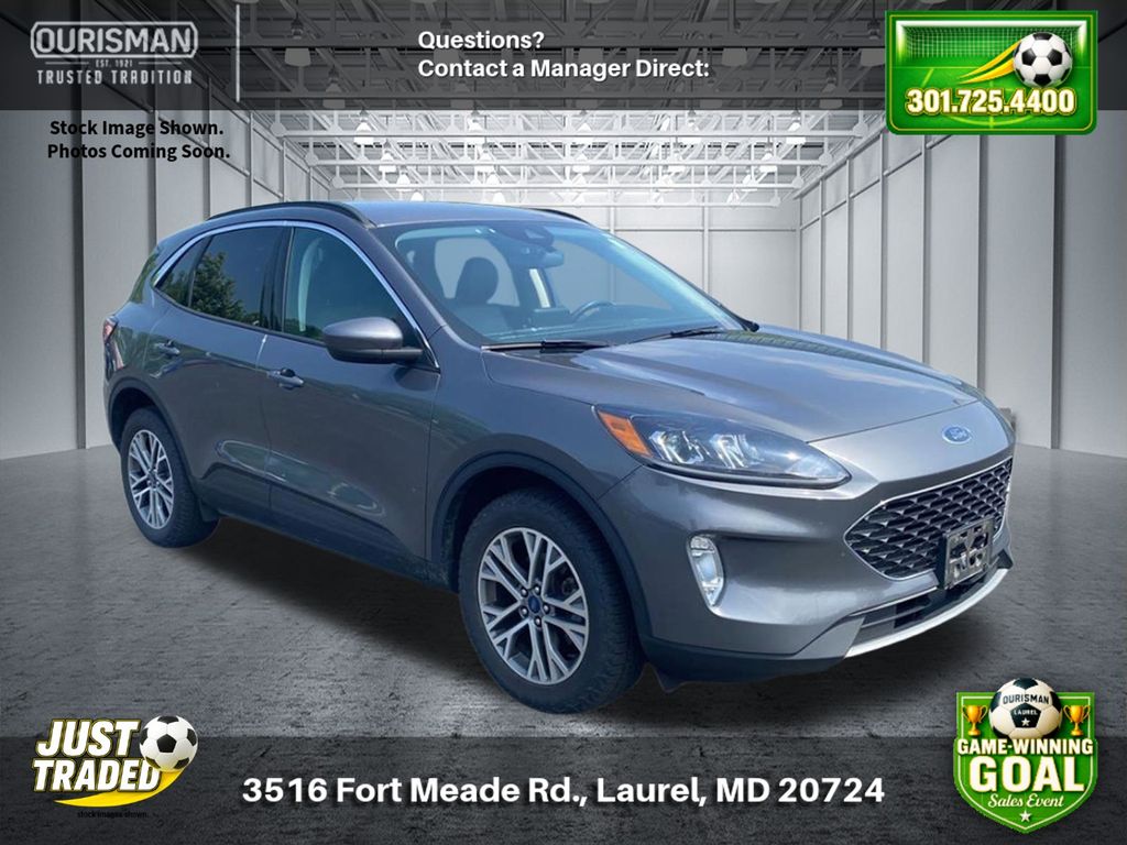 Gray Metallic 2021 Ford Escape SUV / Crossover All-Wheel Drive 8-Speed Automatic
