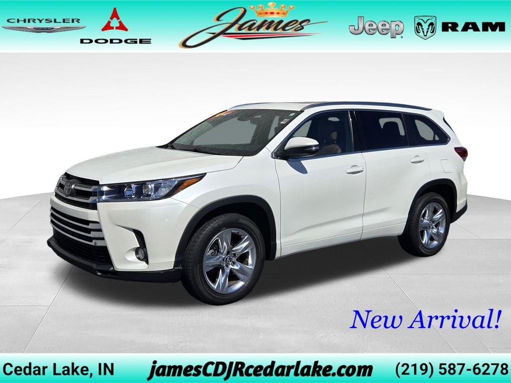 White (Blizzard Pearl) 2017 Toyota Highlander Limited SUV / Crossover Front-Wheel Drive 8-Speed Automatic