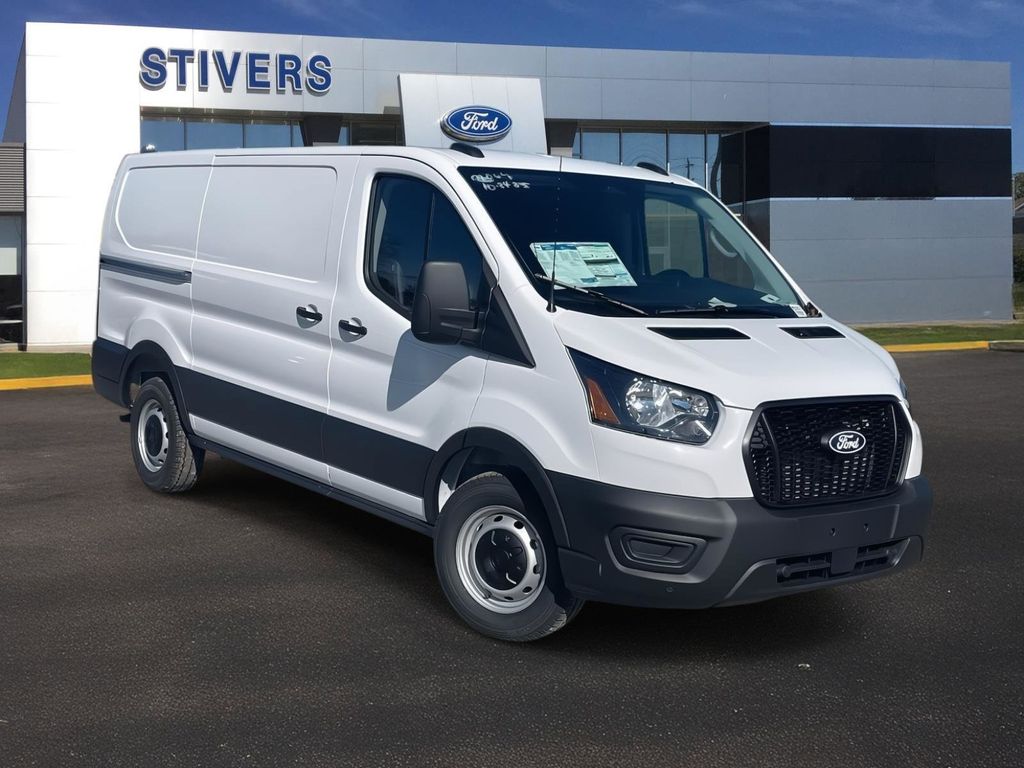 Oxford White 2026 Ford Transit Cargo 150 Low Roof RWD Van Rear-Wheel Drive