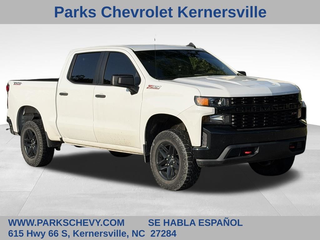 Summit White 2021 Chevrolet Silverado 1500 Pickup Truck Four-Wheel Drive 6-Speed Automatic Overdrive