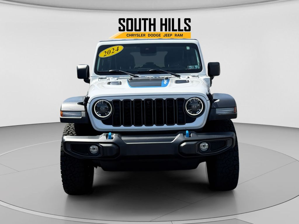 2024 Jeep Wrangler Rubicon 4xe White at Klick Lewis Buick Chevrolet