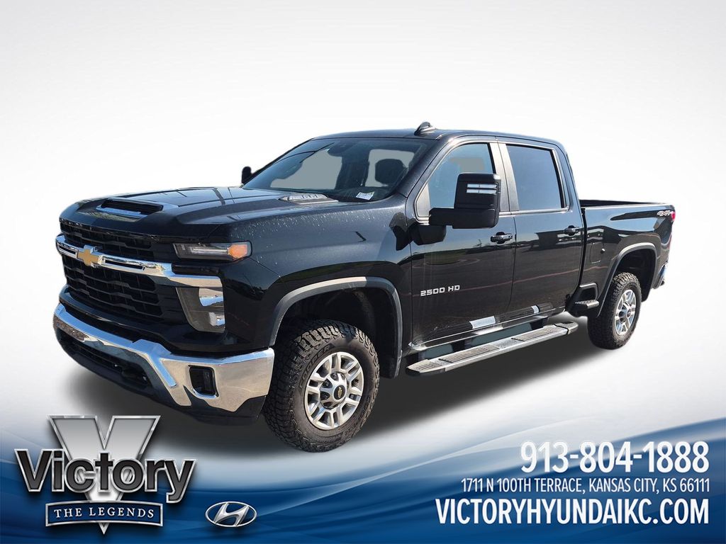 Black 2025 Chevrolet Silverado 2500HD Pickup Truck Four-Wheel Drive Automatic