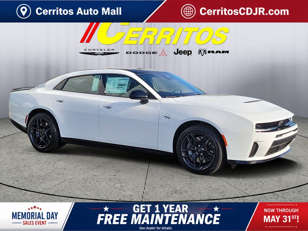 Bright White Clearcoat 2026 Dodge Charger R/T Sedan AWD Sedan All-Wheel Drive 8-Speed Automatic