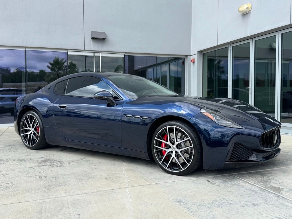 Blu Nobile Tri-Coat 2024 Maserati GranTurismo Modena AWD Coupe All-Wheel Drive 8-Speed Automatic