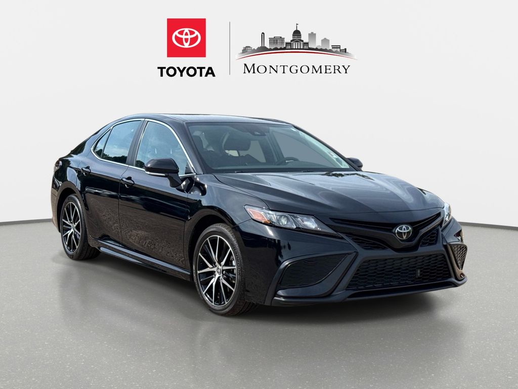 Midnight Black Metallic 2024 Toyota Camry SE FWD Sedan Front-Wheel Drive 8-Speed Automatic