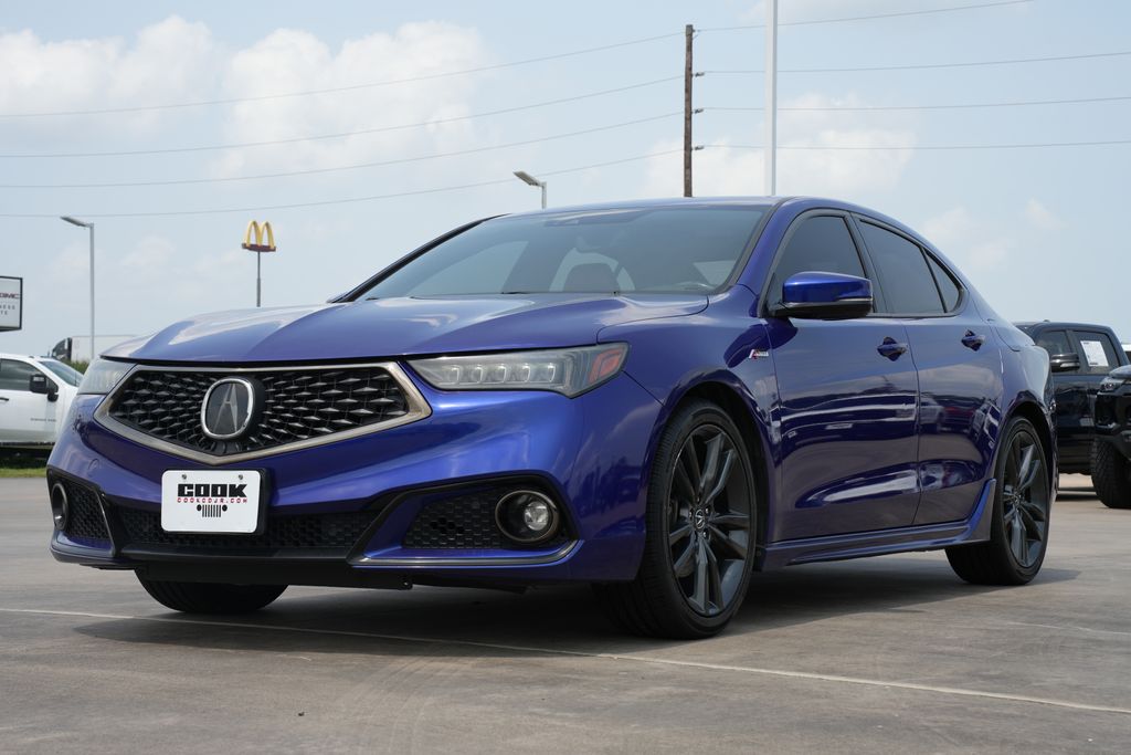 2019 Acura TLX 2.4L Technology Pkg w/A-Spec Pkg Blue at Emmons Autoplex
