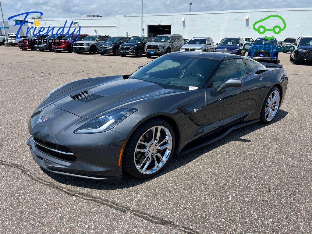 Cyber Gray Metallic 2014 Chevrolet Corvette Coupe Rear-Wheel Drive 6-Speed Automatic