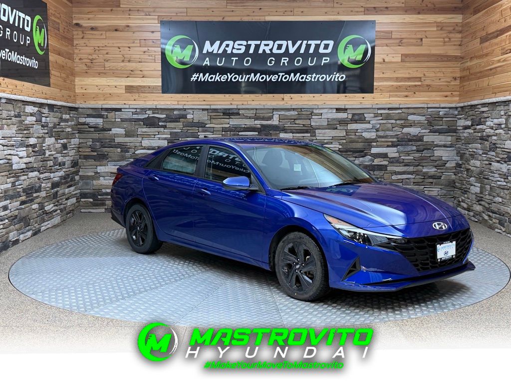 Intense Blue 2023 Hyundai Elantra Sedan Front-Wheel Drive Continuously Variable Transmission