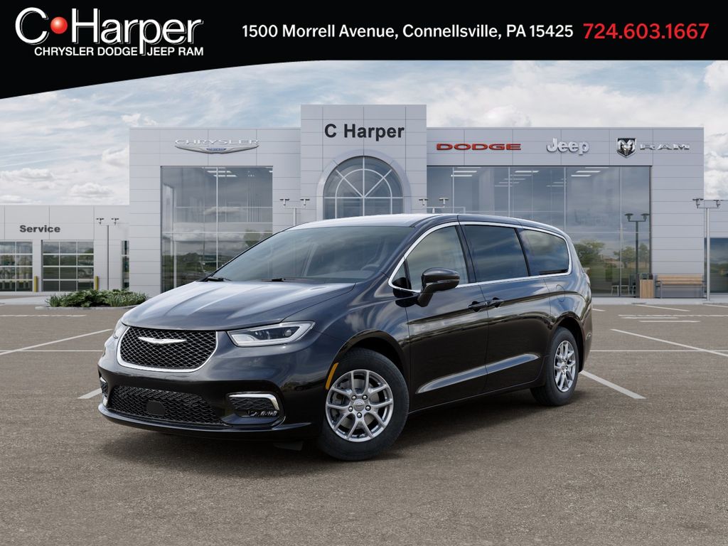 Diamond Black Crystal Pearlcoat 2026 Chrysler Pacifica Minivan Front-Wheel Drive 9-Speed Automatic