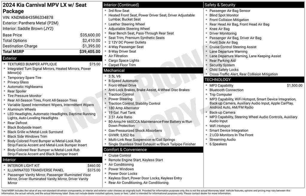 Certified Used 2024 Gray Kia LX image 7