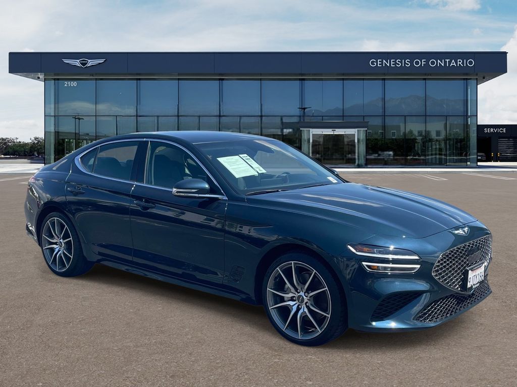 Tasman Blue 2023 Genesis G70 2.0T RWD Sedan Rear-Wheel Drive 8-Speed Automatic