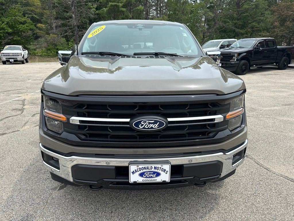 Marsh Gray 2025 Ford F-150 XLT SuperCrew 4WD Pickup Truck Four-Wheel Drive Automatic