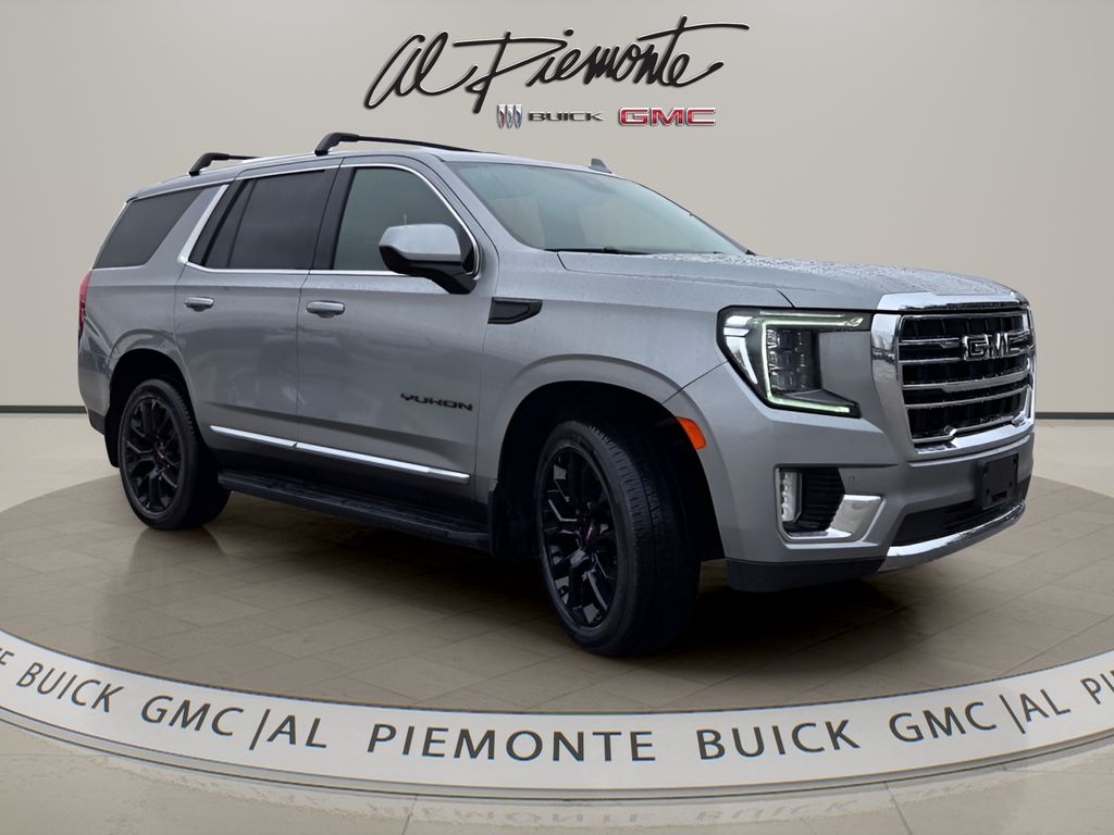 Sterling Metallic 2023 GMC Yukon SLT 4WD SUV / Crossover Four-Wheel Drive Automatic