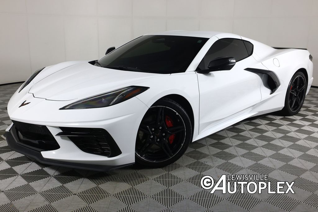 Arctic White 2025 Chevrolet Corvette Coupe Rear-Wheel Drive 8-Speed Dual Clutch