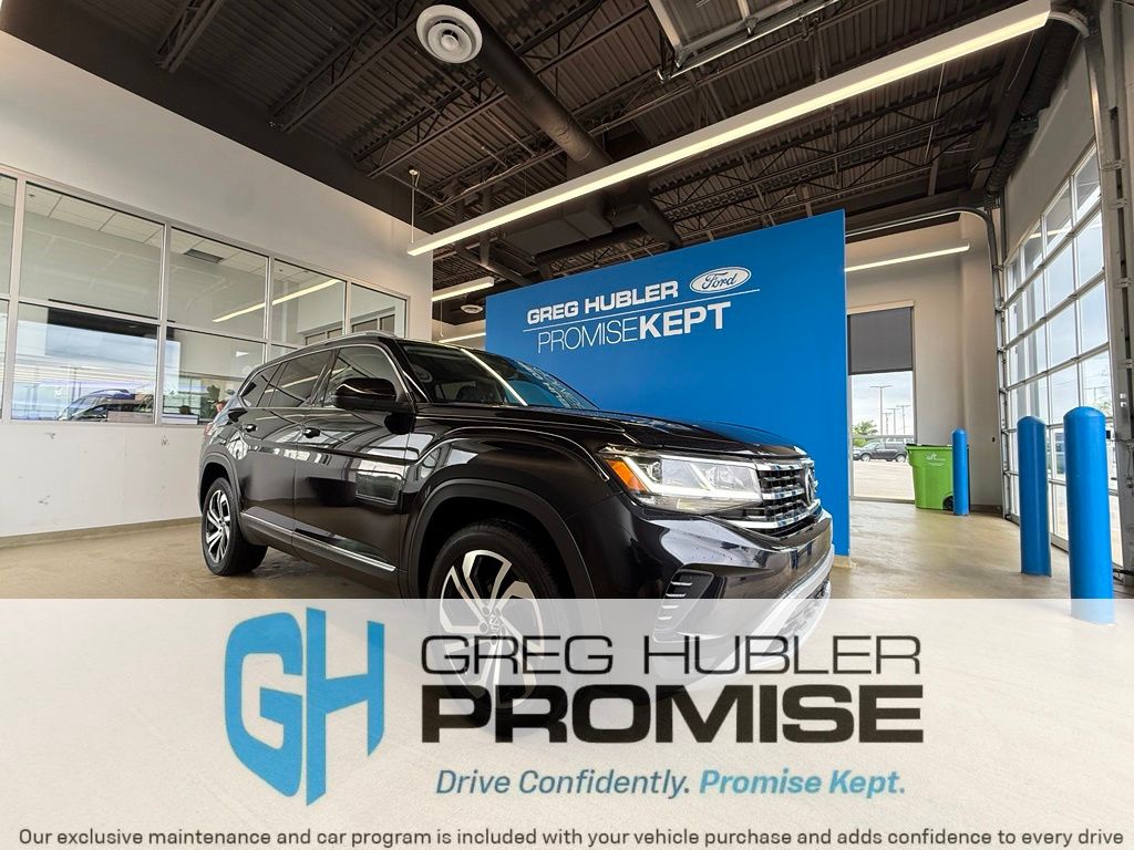 Black 2021 Volkswagen Atlas SUV / Crossover All-Wheel Drive 8-Speed Automatic