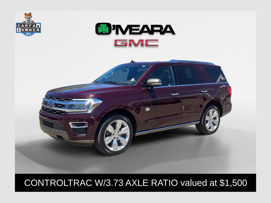 Jewel Red Metallic Tinted Clearcoat 2023 Ford Expedition King Ranch 4WD SUV / Crossover Four-Wheel Drive Automatic