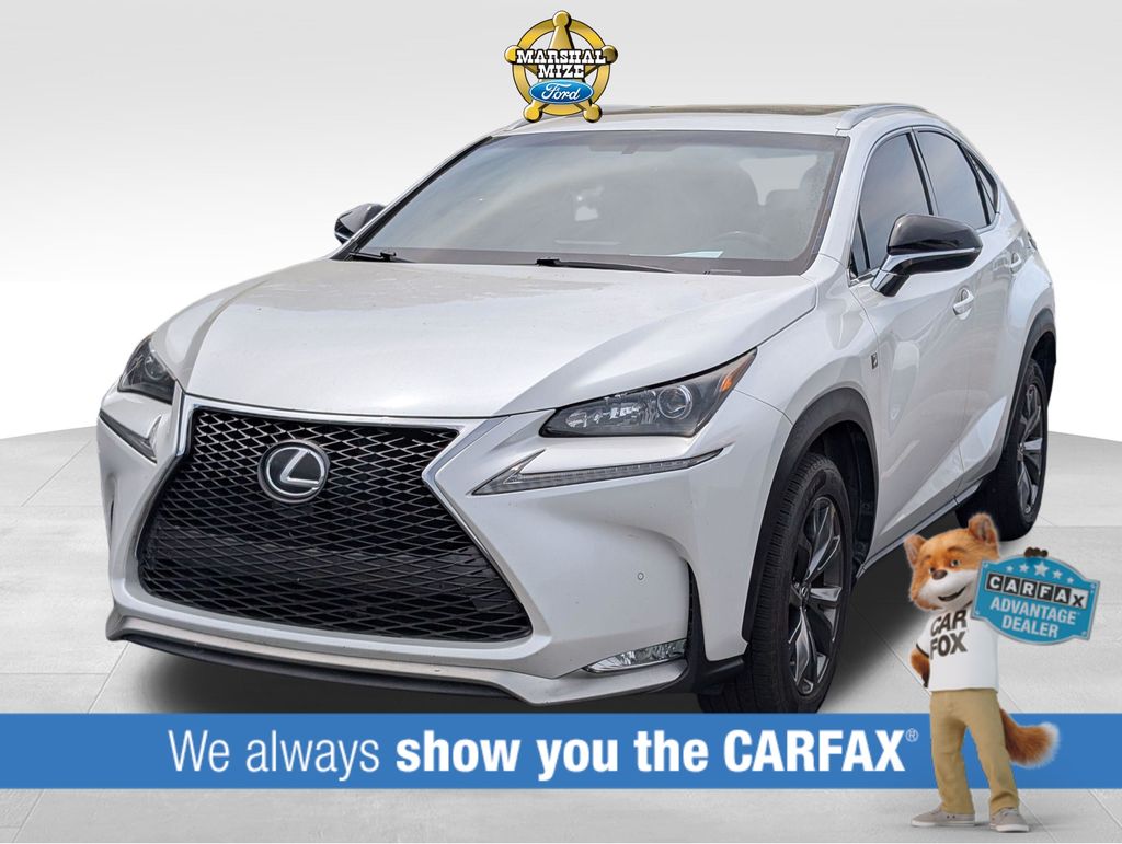 White Pearl 2015 Lexus NX 200t F Sport FWD SUV / Crossover Front-Wheel Drive 6-Speed Automatic
