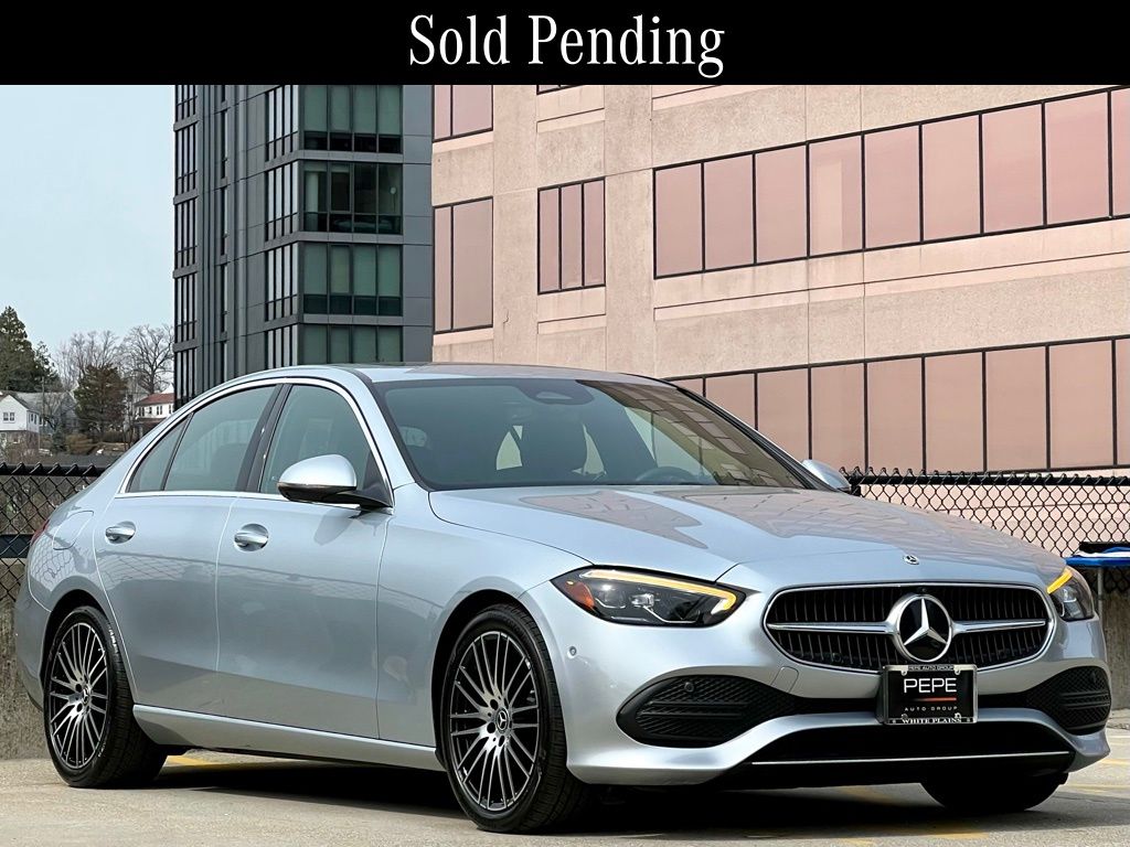 Cirrus Silver Metallic 2023 Mercedes-Benz C-Class Sedan All-Wheel Drive 9-Speed Automatic
