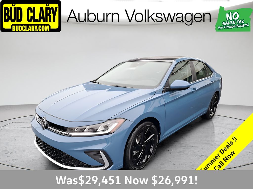 Monterey Blue Pearl 2026 Volkswagen Jetta Sedan Front-Wheel Drive 8-Speed Automatic